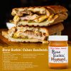 Bone Suckin' Mustard, 12 oz in Glass Bottle - Gourmet Mustard, Sweet & Tangy With Creamy Texture, Gluten-Free, Non-GMO, No HFCS, Kosher, Perfect for Hot Dogs, Brats, Sandwiches, Cheese, Seafood