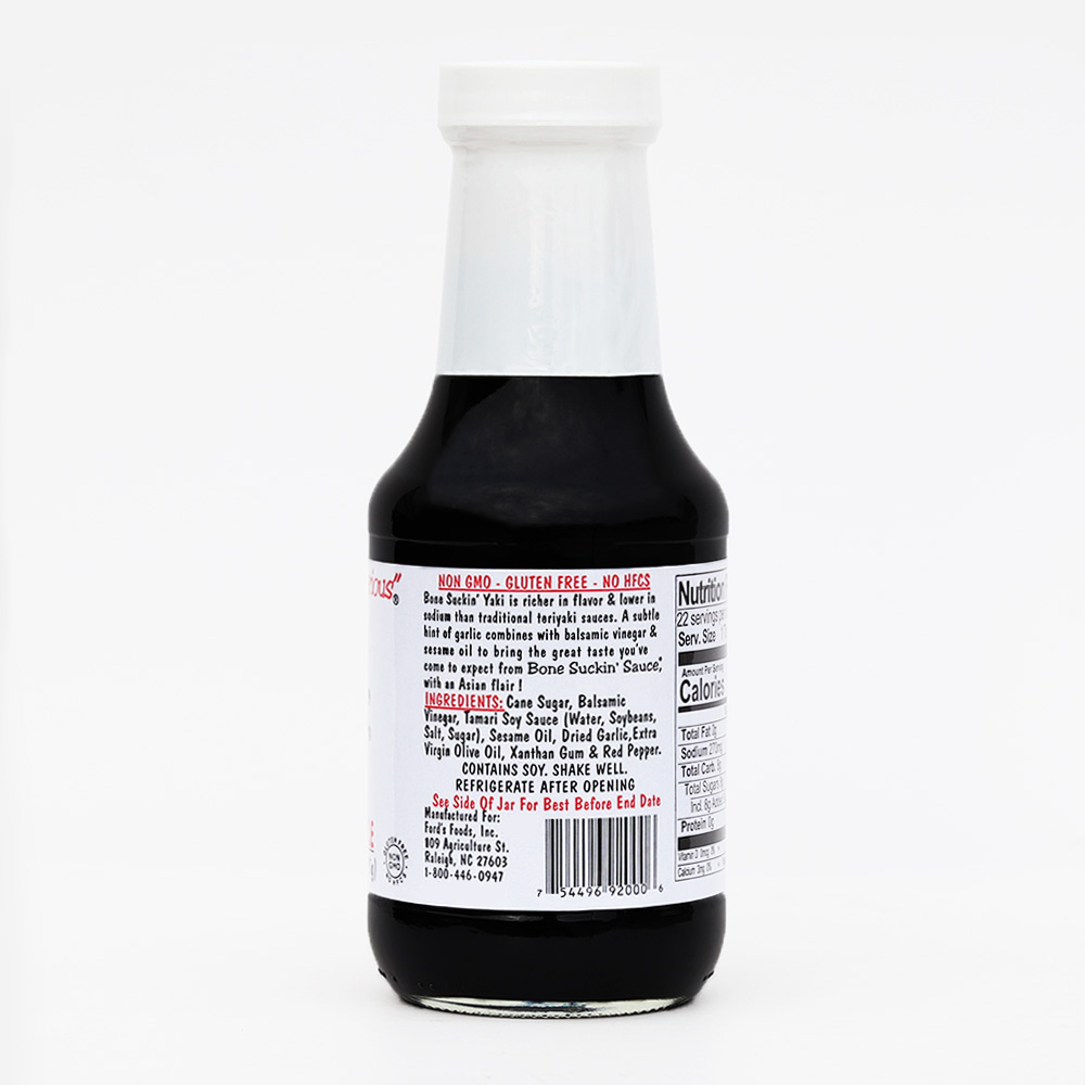 Bone Suckin' Yaki Teriyaki Style - 13.25 oz Glass Bottle - Image 3
