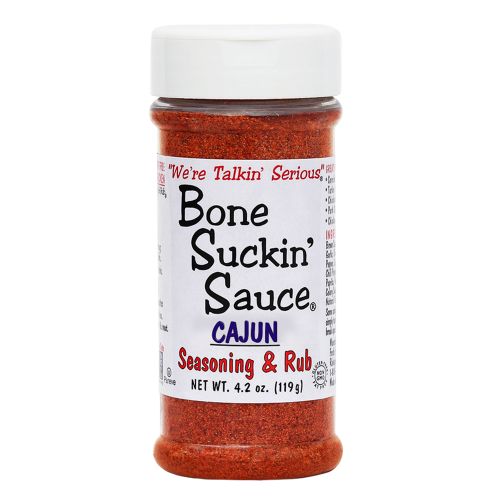 Bone Suckin' Cajun Seasoning Bottle, 4.2 oz.