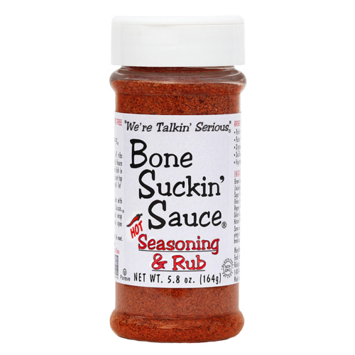 Bone Suckin' Hot Seasoning & Rub Bottle, 5.8 oz.