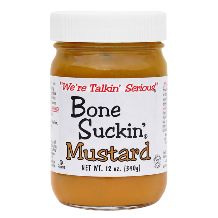 Bone Suckin' Mustard Jar, 12 oz.