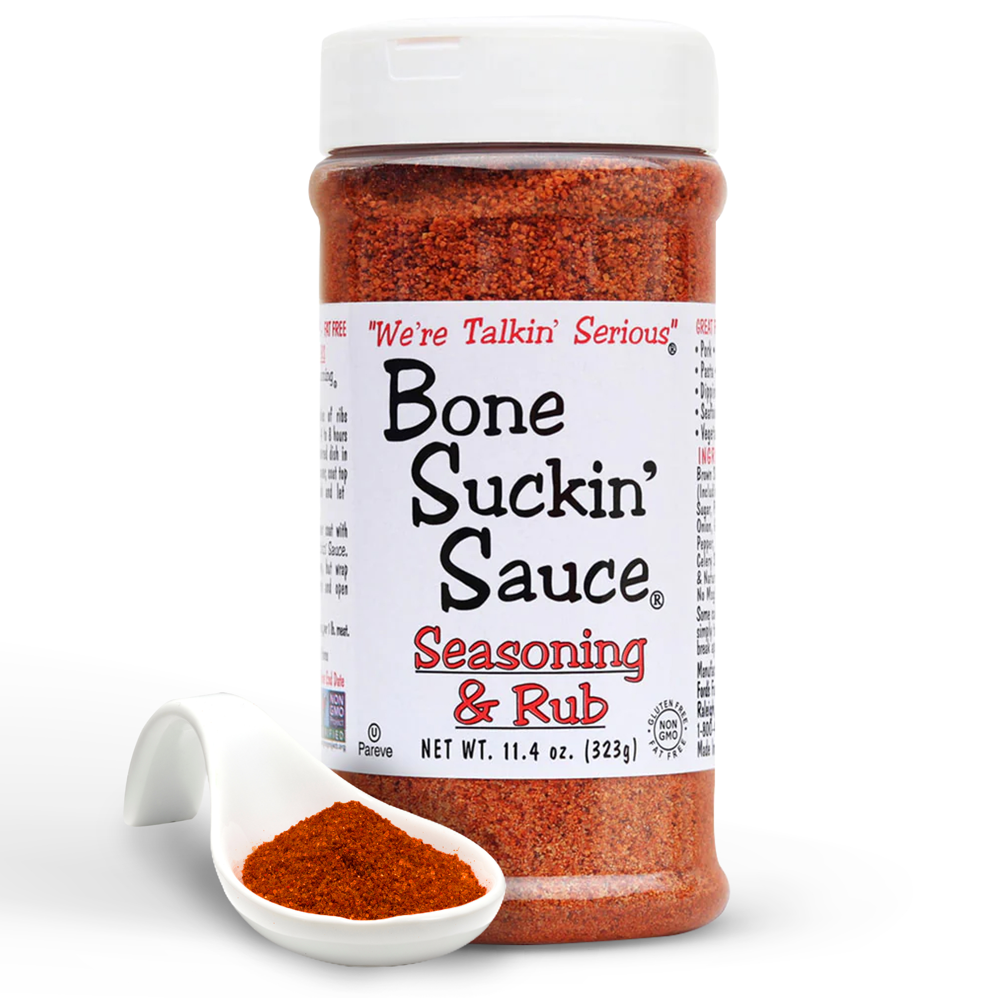 Bone Suckin' Seasoning & Rub, Original - 11.4 oz