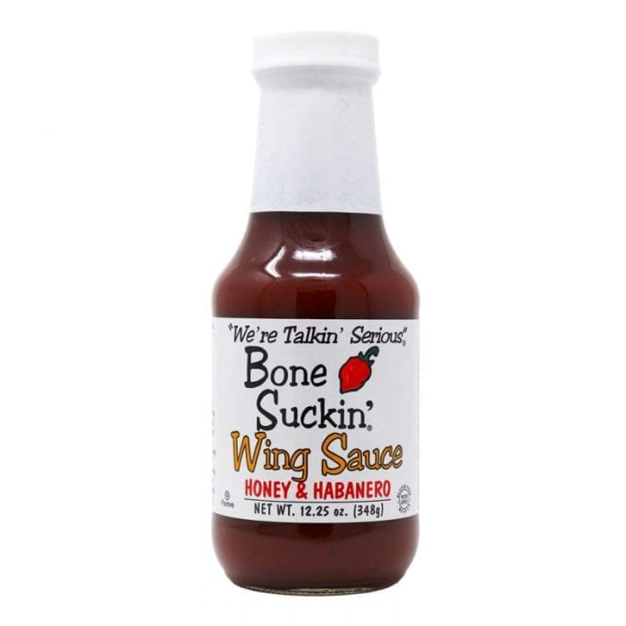 Bottle of Honey Habanero Wing Sauce