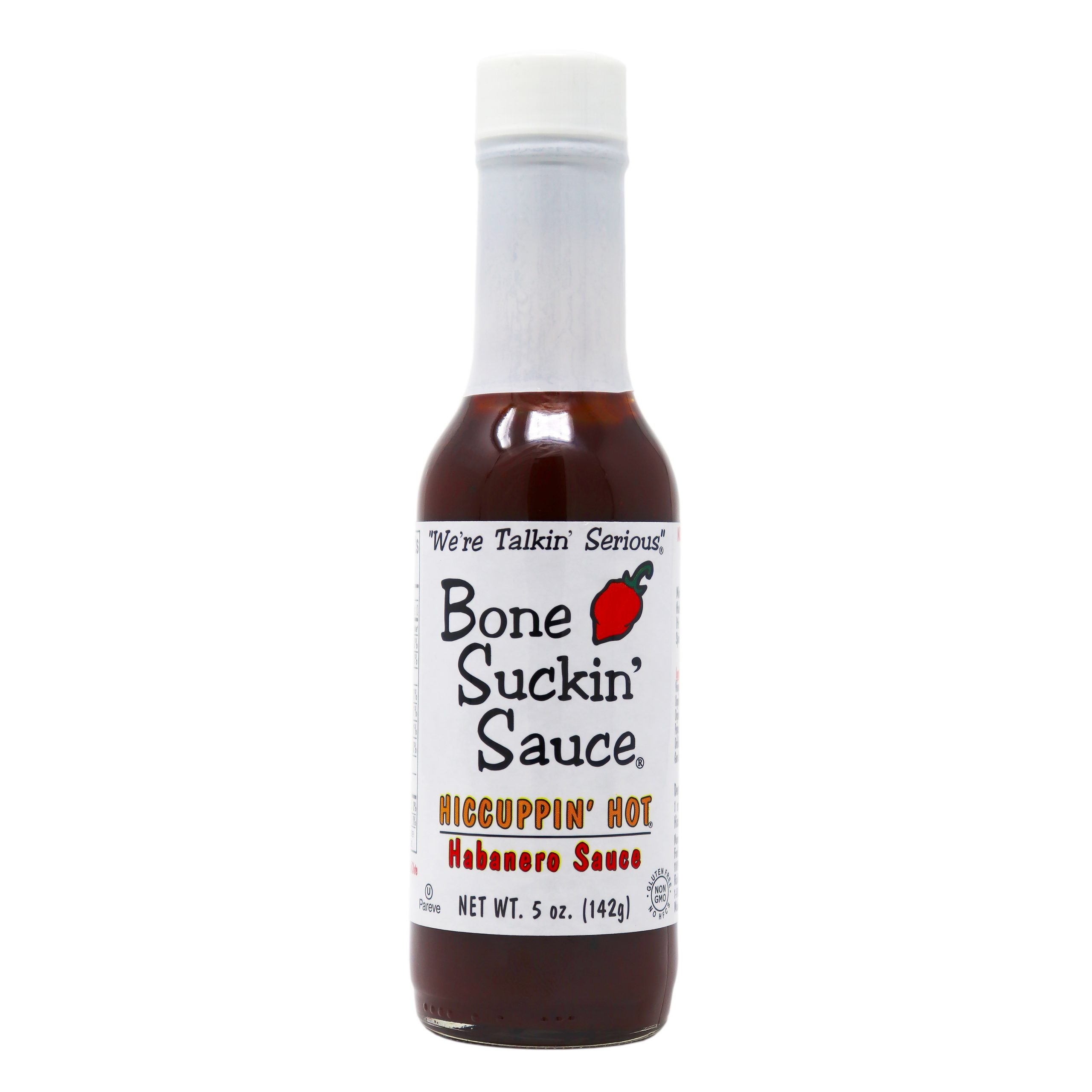 Bone Suckin’ Hiccuppin’ Hot Habanero Sauce 5 oz