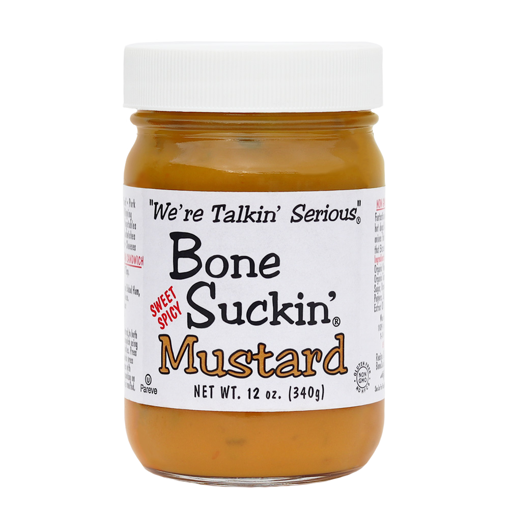 Bone Suckin' Sweet Spicy Mustard 12 oz. Jar