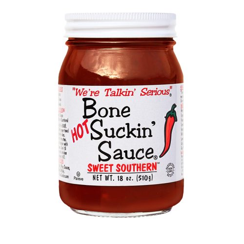 Bone Suckin' Sauce Hot Sweet Southern jar