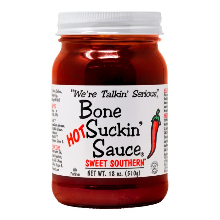 Hot Sweet Southern Bone Suckin' Sauce, 18 oz. Jar