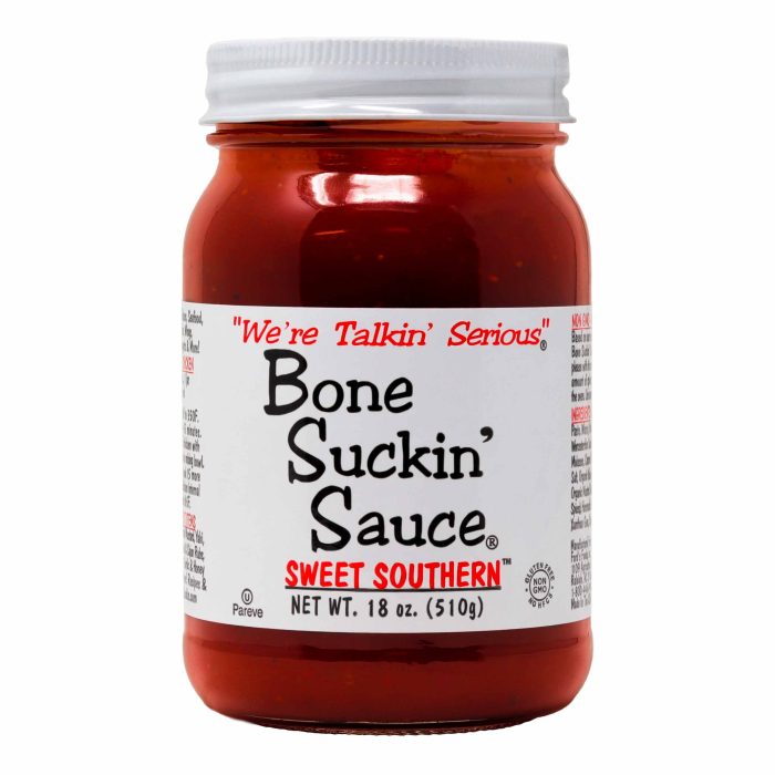 Sweet Southern Bone Suckin' Sauce, 18 oz. Jar