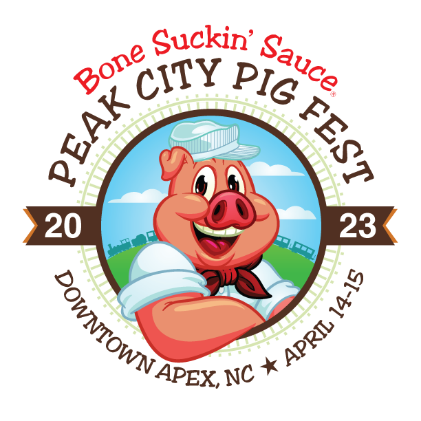 Bone Suckin' Sauce Peak City Pig Fest Logo 2023