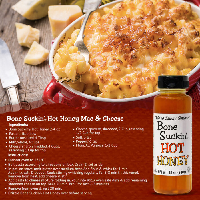 Bone Suckin' Hot Honey Mac & Cheese Recipe