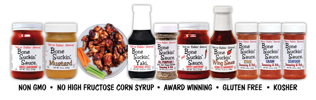 Bone Suckin' Sauce Product Lineup