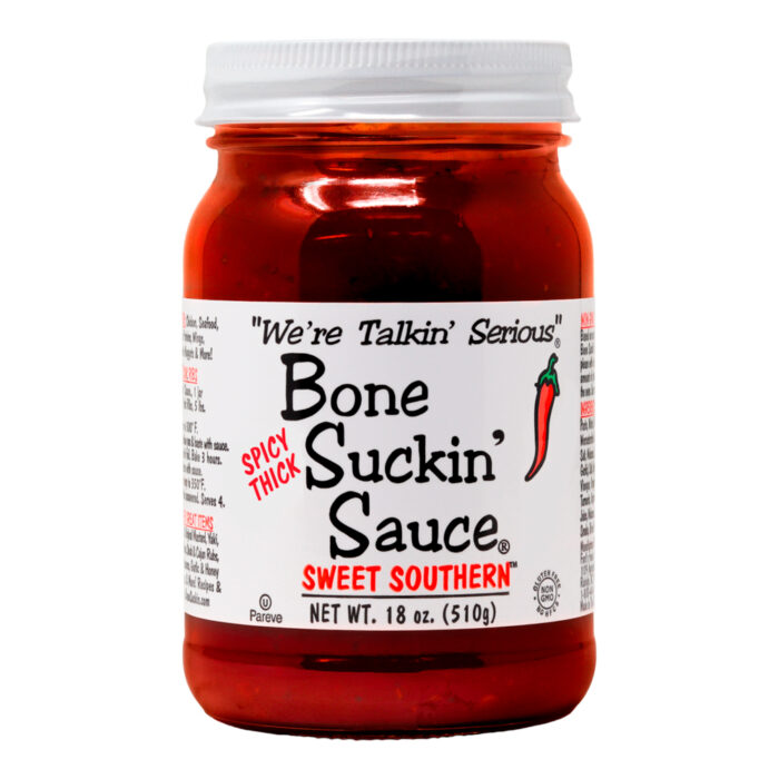 Spicy Thick Sweet Southern Bone Suckin' Sauce, 18 oz. Jar